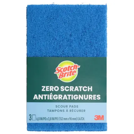 Scotch-Brite Zero Scratch Scour Pads 3 Each