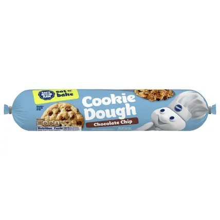 Eat or Bake Refrigerated Cookie Dough, Chocolate Chip, 16.5 oz