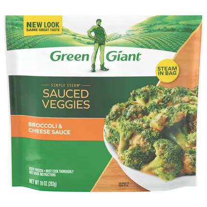 Simply Steam Broccoli & Cheese Sauce, Sauced Frozen Vegetables, 10 OZ