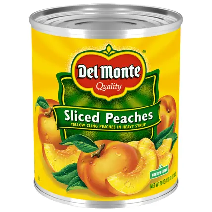 Yellow Cling Sliced Peaches in Heavy Syrup, 29 oz Can