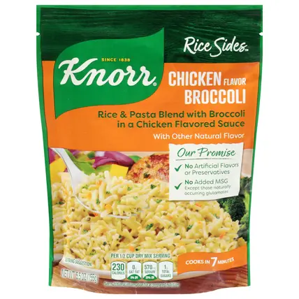 Knorr Rice Sides Chicken Broccoli Flavor Rice & Pasta Blend 5.5 oz