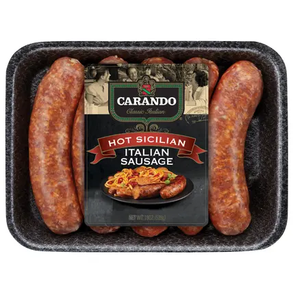 Hot Sicilian Italian Sausage Links, 19 oz