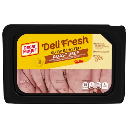 Oscar Mayer Deli Fresh Slow Roasted Roast Beef 7 oz