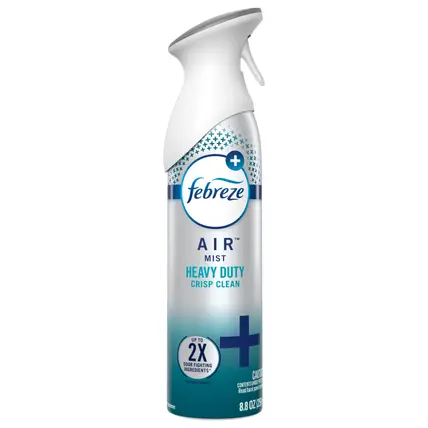 Air Freshener Spray, Odor-Fighting Room Spray, Heavy Duty Crisp Clean Scent, 8.8oz, 1 Count