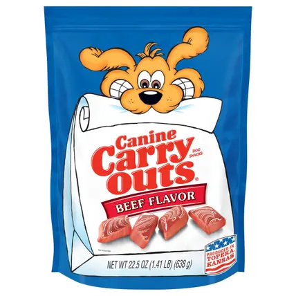 Beef Flavor Dog Treats, 22.5 oz Bag