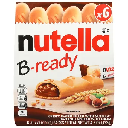 Nutella, B-Ready Crispy Wafer 