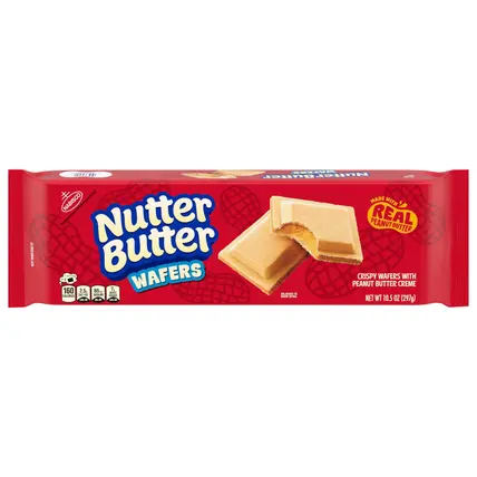 NUTTER BUTTER Peanut Butter Wafer Cookies, 10.5 oz