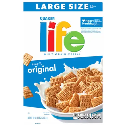 Life Multigrain Cereal Original 18 Oz