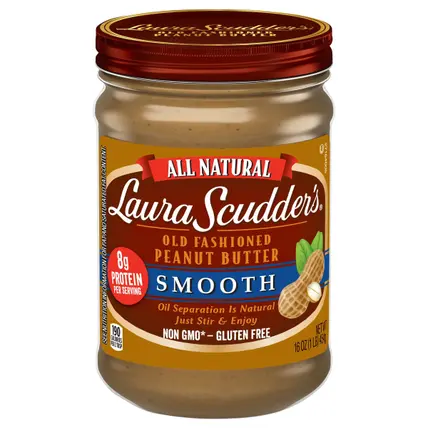 All Natural Smooth Peanut Butter, 16 oz. Jar