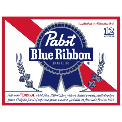 Blue Ribbon Beer, 12 Pack, 12 fl oz Aluminum Cans, 4.7% ABV, Domestic Lager