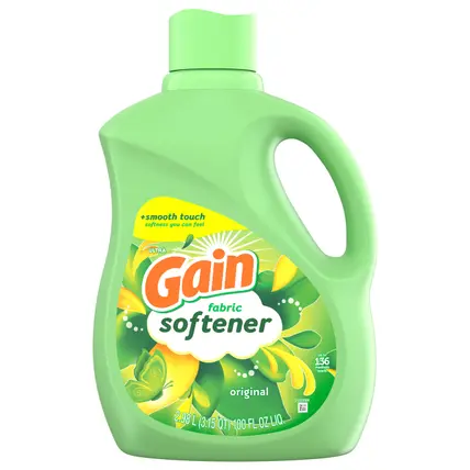 Liquid Fabric Softener, Original Scent, 100 FL OZ LIQ., 136 Loads, Smooth Touch - softness you can feel