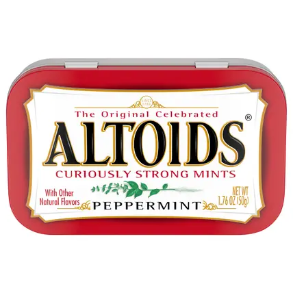 ALTOIDS Classic Peppermint Breath Mints, 1.76-Ounce Tin