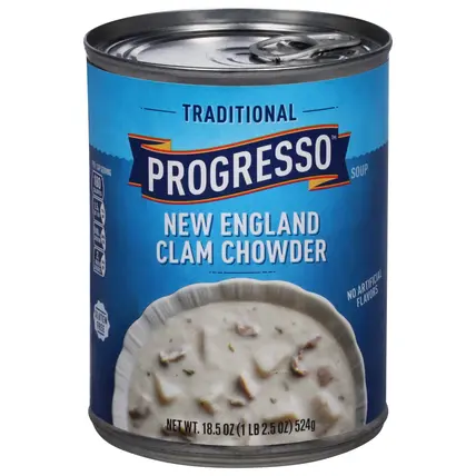 New England Clam Chowder Soup 18.5 oz