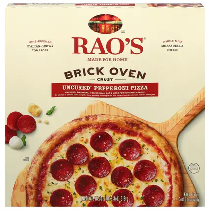 Rao's Made for Home Brick Oven Crust Uncured Pepperoni Pizza 18.3 oz