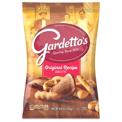 Gardetto's Snack Mix, Original Recipe, Snack Bag, 8.6 oz