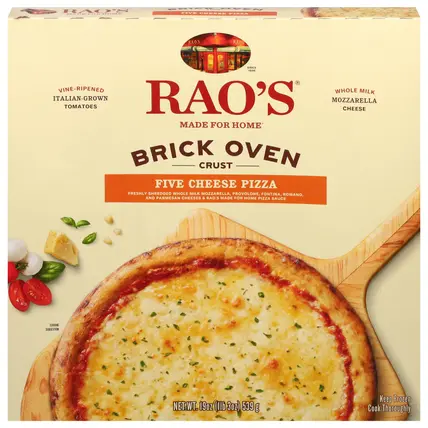 Rao's Made for Home Brick Oven Crust Five Cheese Pizza 19 oz