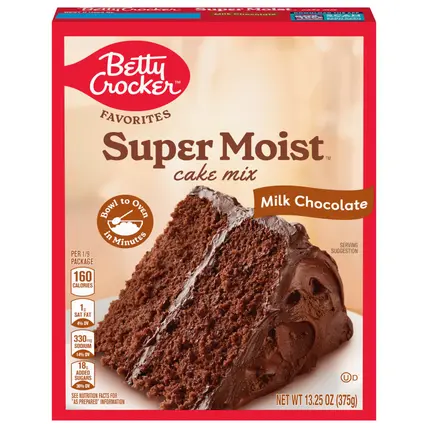 Favorites Super Moist Milk Chocolate Cake Mix, 13.25 oz.