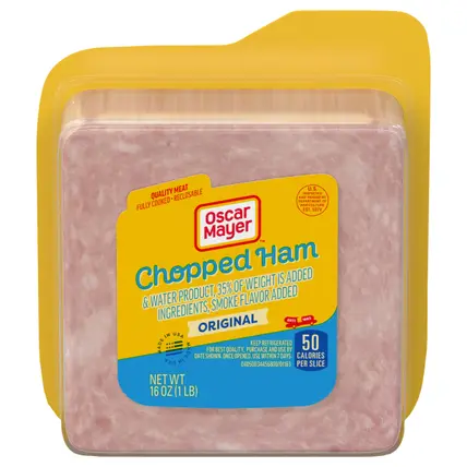 Oscar Mayer Chopped Ham & Water product Deli Lunch Meat, 16 oz Package