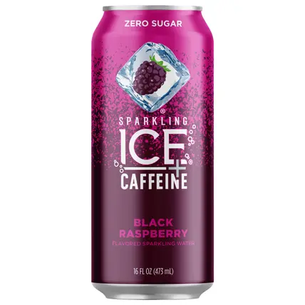 +Caffeine Zero Sugar Black Raspberry Flavored Sparkling Water 16 fl oz